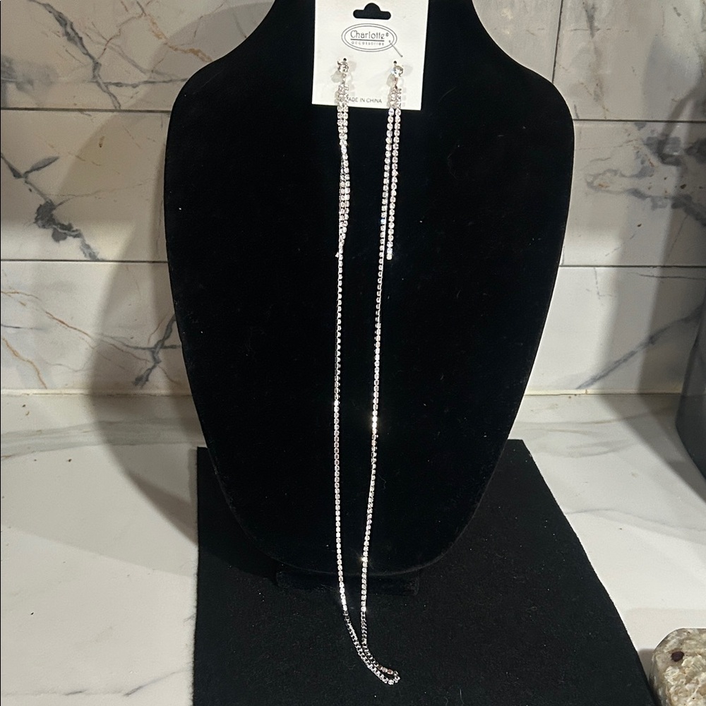 Charlotte Russe Elegant Silver Earrings